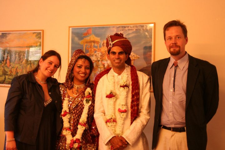 Chiara, Preeti, Amit and Me